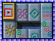 3D Mahjong Bleu 5 Pyramids